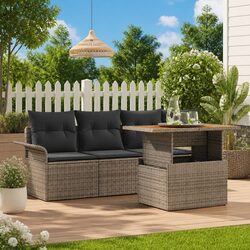 Compact and Stylish 5-Piece Outdoor Sofa Set