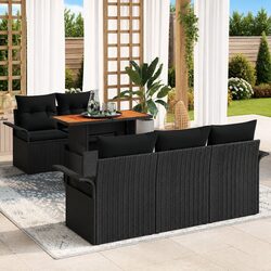Compact and Stylish 6 Piece Garden Sofa Set