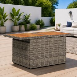 Compact and Stylish 6-Piece Grey Sofa Set for Outdoors