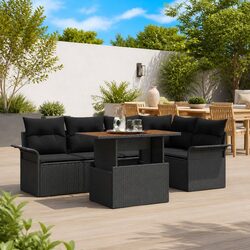 6 Piece Modular Outdoor Sofa Set – Compact and Durable