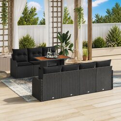 Compact Modular Outdoor Garden Sofa Set with Storage