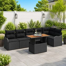 Concise Overview of the 7-Piece Garden Sofa Set
