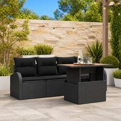 Your Outdoor Oasis: 5-Piece Garden Sofa with Storage