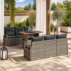 Compact 7-Piece Garden Sofa Set for Your Outdoor Needs
