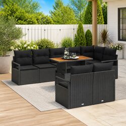 Concise Features of Our Black Modular Garden Sofa Set