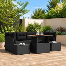 Compact 7-Piece Garden Sofa Set for Your Outdoor Area