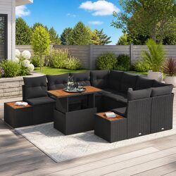 Your Perfect Outdoor Sofa Set: 9-Piece Comfort for You