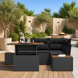 Compact and Durable 5-Piece Garden Sofa Set for You