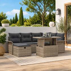 Compact and Stylish 7-Piece Outdoor Sofa Set