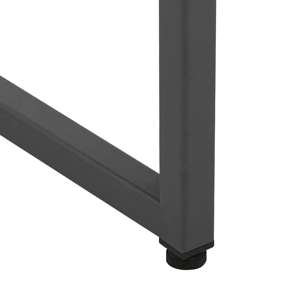 Highboard Storage Cabinet Anthracite 6 Door Steel Construction Home Furniture