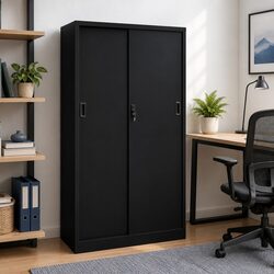Efficient Black Steel Cabinet for Your Storage Needs