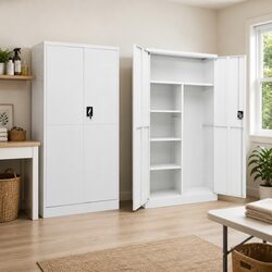 Your New 4 Shelf Steel Locker Cabinet Awaits