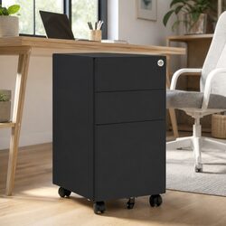 Compact Mobile File Cabinet for Organized Storage