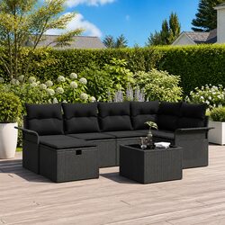 Compact 7-Piece Outdoor Sofa Set for Relaxation