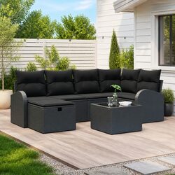 Your Ideal 7-Piece Modular Garden Sofa Set Awaits