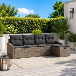 6-Piece Modular Outdoor Sofa Set Built for Comfort