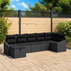 Compact and Reliable 7 Piece Outdoor Sofa Set