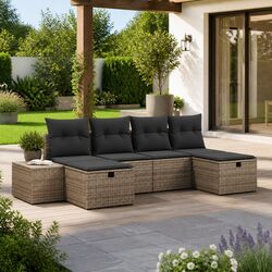 6-Piece Outdoor Sofa Set - Stylish and Functional