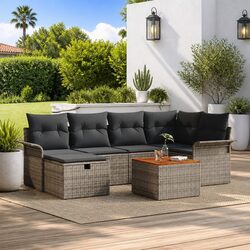 Discover Comfort with a 7-Piece Outdoor Sofa Set
