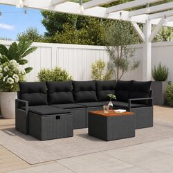 7-Piece Outdoor Sofa Set for Maximum Versatility