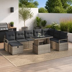Concise Features of 9-Piece Modular Sofa Set