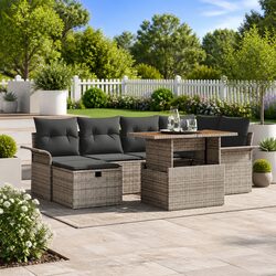 Concise Overview: 7-Piece Garden Sofa Set