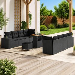 Compact and Stylish 11-Piece Modular Outdoor Set