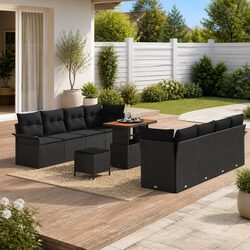 Compact and Modern 11 Piece Garden Sofa Set