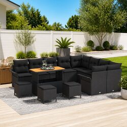 Compact and Stylish 13-Piece Outdoor Sofa Set