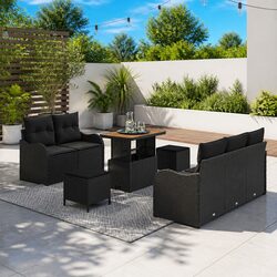 Concise Features of an 8-Piece Outdoor Sofa Set