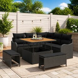 8 Piece Garden Sofa Set - Simplified Elegance