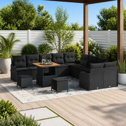 Compact and Reliable 13-Piece Outdoor Sofa Set