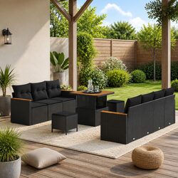 10-Piece Modular Outdoor Lounge Sofa Set, Built to Impress