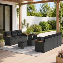 10-Piece Modular Sofa Set for a Cozy Outdoor Retreat