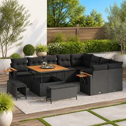 Confidently Stylish 12-Piece Garden Sofa Set