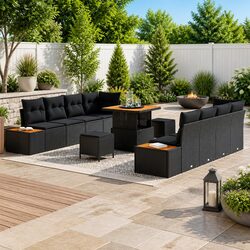 Compact and Versatile 11-Piece Outdoor Sofa Set