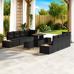 Compact 11-Piece Outdoor Sofa Set for Relaxation
