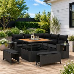 Compact and Stylish 9-Piece Modular Sofa Set