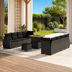 Compact and Stylish 11-Piece Garden Sofa Set