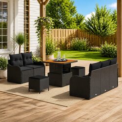 8-Piece Modular Lounge Set for Your Outdoor Area