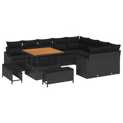Compact and Stylish 12 Piece Outdoor Sofa Set