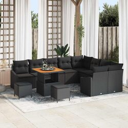 Compact 12-Piece Outdoor Sofa Set for Relaxation