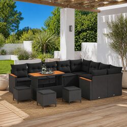 Compact 13-Piece Garden Sofa Set for Outdoor Enjoyment