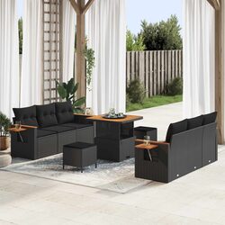 Compact and Stylish 11 Piece Modular Garden Sofa Set