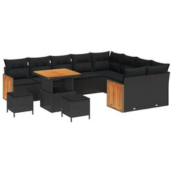 Concise and Comfortable 13-Piece Modular Garden Sofa Set