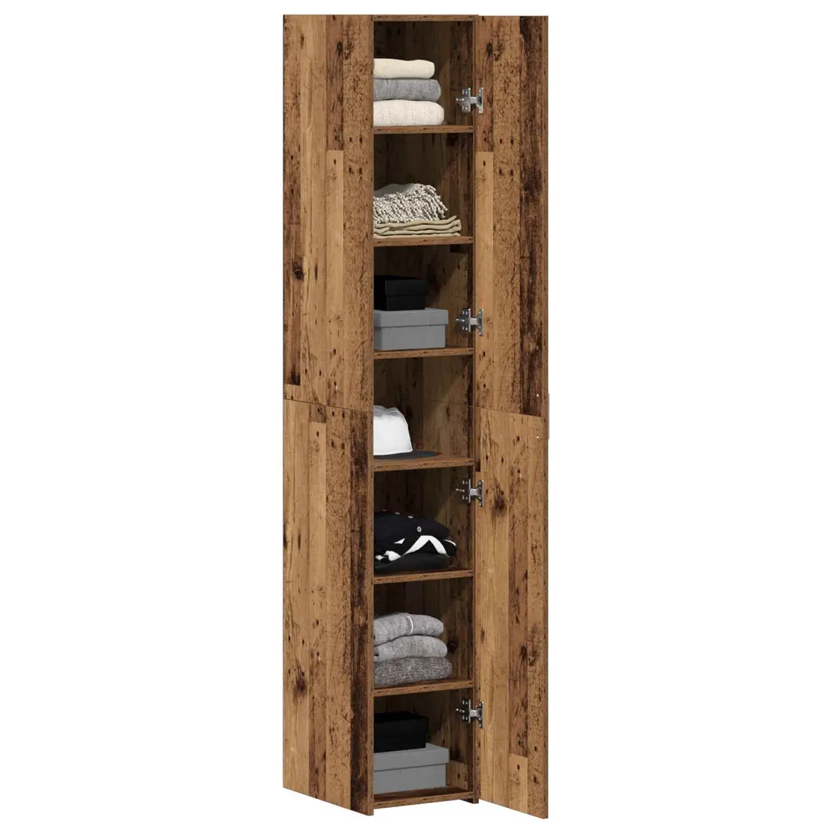Highboard Brown 30 x 42.5 x 185 cm Engineered Wood Minimalist Storage Cabinet