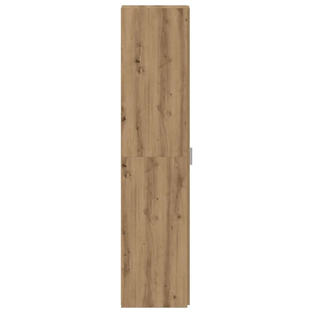 Brown Engineered Wood Highboard Storage Cabinet Sideboard Furniture Living Room