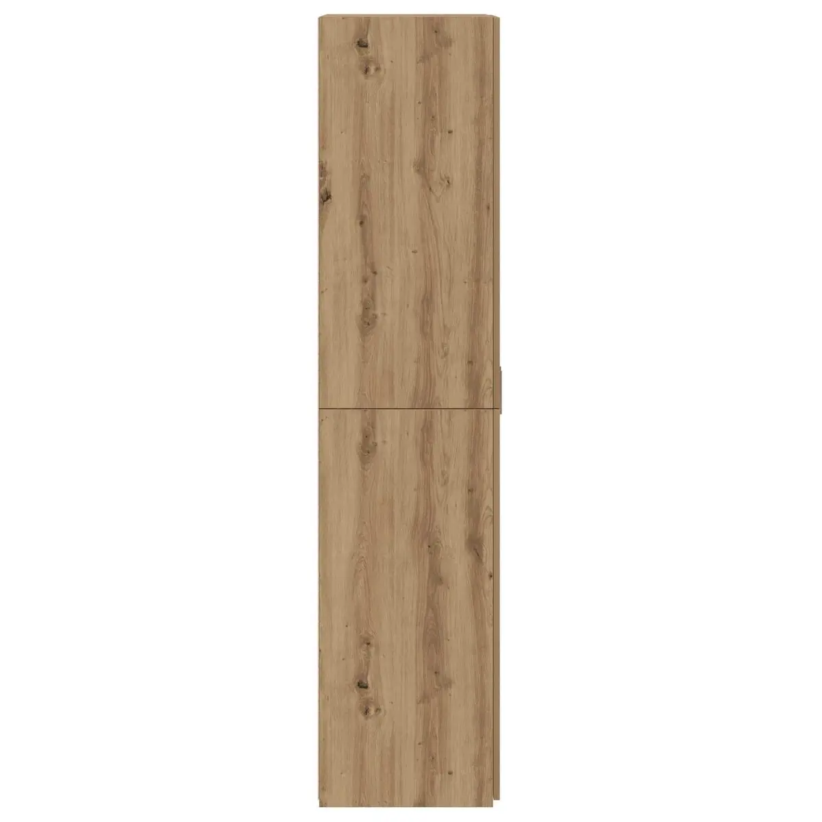 Brown Engineered Wood Highboard Storage Cabinet 70x42.5x185cm Modern Sideboard