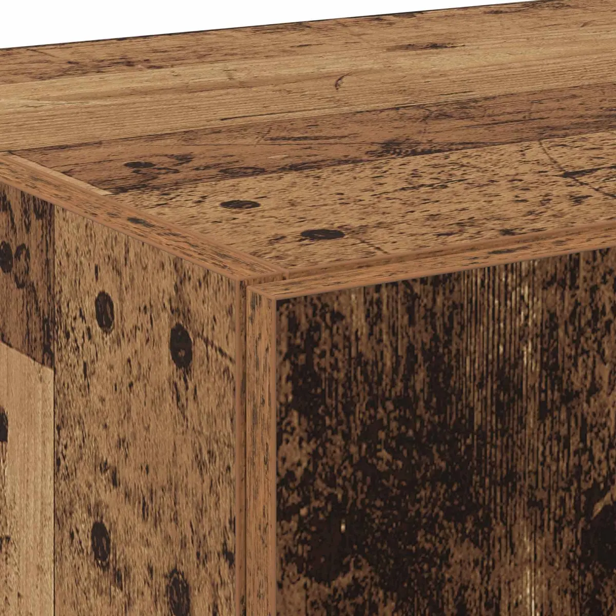 Wooden Buffet Sideboard Cabinet Brown Rustic 70 x 42.5 x 185 cm Sturdy Construction Ample Storage Shelves