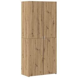 Highboard 2 pcs Brown Storage Cabinet Modern Design Living Room Dining Furniture
